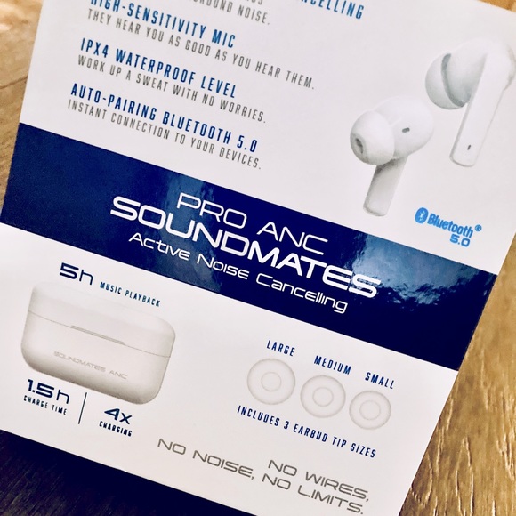 HP🎉🆕 Bluetooth 5.0 Hi-Def Stereo Sound & Noise Cancelling Wireless Earbuds - Picture 12 of 16